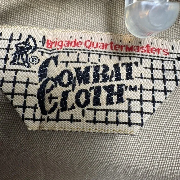 Brigade Quartermasters Jacket Mens Medium Beige Combat Cloth Military Field - Picture 4 of 10